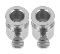 BCOATH Set di 2 Accessori per Barbecue in Metallo Fermo per Spiedo, per Grigliate all'Aperto su Barbecue a Gas e Carbonella