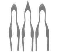 BCOATH Set di 3 Punte per pirografia per bruciatore a Legno, Riscaldamento rapido, Punte in Ferro, per Principianti e Professionisti, per Tecniche di bruciatura del Legno