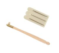 BCOATH Set di Strumenti per Ricamo Accessori con Infilatore con Ago Punch in Metallo, Design Ergonomico e Manico Antiscivolo e 3 Aghi di Ricambio per Cucito a Casa