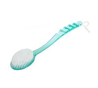 BCOATH Spazzola da Bagno con Manico per Esfoliazione Corpo in Polistirene e Artificiale, Colore Blu, con Funzione Esfoliante e Sospensione a Corda, per Doccia e Bagno