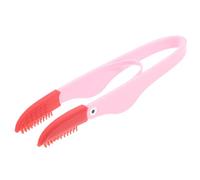 BCOATH Spazzola la Pulizia degli Occhi di Animali Domestici Impugnatura Comoda in Plastica e Silicone per Rimuovere le Macchie di Lacrime dal Viso del Pet