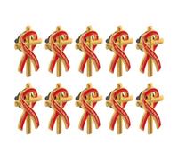 BCOATH Spille Commemorative Croce Cristiana con Nastro Verde Spilla Religiosa per Ospiti Pin da Giacca per Cerimonie e Badge Ricordo per Memorial
