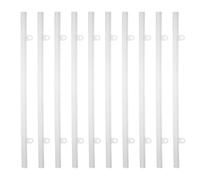 BCOATH Striscia Appendiabiti per Poster in Pvc 10 Pezzi con Ganci a Catena Sicuri e Leggeri per Quadri e Mappe, per Esposizioni a Parete in Uffici e Scuole