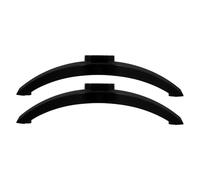 BCOATH Supporto TV sostitutivo, base per televisore, 1 set, nero, PP, pedana stabile, con viti, per supporto da tavolo e home entertainment
