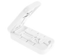 BCOATH Tagliapillole Portatile Tagli Precisi con Frantumatore e Contenitore per Viaggi Organizer Compatto per Pillole Igienico e Facile da Pulire Portapillole Tascabile Multifunzionale