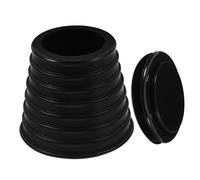 BCOATH Tappi a Cuneo per Ombrellone da Tavolo da Patio, Set 2 Pezzi in Gomma Nera, Protezione Foro Ombrellone Esterno per Basi Portaombrelli, Resistente e Facile da Trasportare per Giardino e Terrazzo