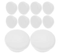 BCOATH Tappo per Lavabo Design a Foro Laterale in Silicone Bianco 20 Pezzi da 24mm Tappi di Scarico Multifunzionali per Vasca per Lavatoio e Bagno in Varie Occasioni