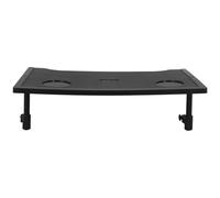 BCOATH Tavolino per Sedia a Rotelle con Portabicchieri Vassoio Rimovibile in Plastica ABS Accessorio Portatile per Anziani e Pazienti con Ampio Spazio Portaoggetti per Uso Interno ed