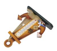 BCOATH Termometro da Tavolo a Forma di Ancora Decorazione Marina Mediterranea per Interno ed Esterno, Ornamentale per Giardino e Scrivania, Misura Temperatura Locale Design Vintage