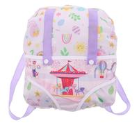 BCOATH Zaino Mini per Bambole Regolabile per Accessori Scuola e Gioco Zainetto Decorativo per Spallacci Adattabili per Asilo e Giochi con Bambole