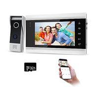 BCOM Video Door Phone Doorbell WiFi AHD Intercom System 7 Inch 4-Wire with 720P Camera Support Mobile Tuya Smart APP Remot.