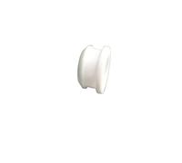 BCOMFY 1/2pcs 4.5mm-50.6mm Gomma di Silicone Snap-on Passacavo Tappi Tappi Terminali Bung Cavo di Filo Proteggi Bush Bianco(48.6-Bore42.5mm-1pcs)