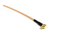 BCOMFY 1 PC MCX Spina maschio Dritto Connettore ad angolo retto Cavo RG316 25 cm estremità Nessun connettore(Right angle,20cm)