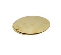 BCOMFY 1 pezzo di disco in ottone circolare piatto piatto foglio rotondo(Thickness 1.5mm 1pc,Diameter 80mm)