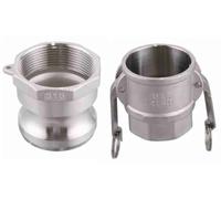 BCOMFY 1 pz 1/2 "3/4" 1 "1-1/4" Camlock Scanalatura Raccordo In Acciaio Inox 304 Cam Lock Adattatore di Accoppiamento connettore rapido(Other,3/4")