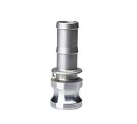 BCOMFY 1 pz 1/2 "3/4" 1 "1-1/4" Camlock Scanalatura Raccordo In Acciaio Inox 304 Cam Lock Adattatore di Accoppiamento connettore rapido(Bronze Yellow,1-1/4")