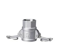 BCOMFY 1 pz 1/2 "3/4" 1 "Irrigatore da giardino in acciaio inossidabile 304 Camlock Adattatore di montaggio Barb Camlock Sgancio rapido for raccordi for pompe for tubi flessibili(D,1-1/2")