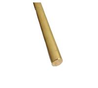 BCOMFY 1 pz 3/4/5/67/8/12/14mm Asta di Ottone Ottone Rotondo Magazzino Tornio Bar Stock Kit Asta di Ottone Magazzino Asta di Ottone Lunghezza 100mm-500mm(5mm 1pcs)