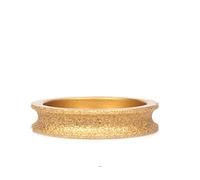 BCOMFY 1 PZ Alesaggio 20mm Dia 3 pollici/75mm Vuoto A Secco Brasato Diamante Mola Demi-bullnose Bordo Profilo Disco Abrasivo(Round wheel 10mm)