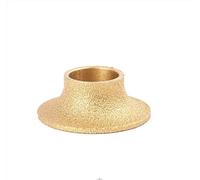 BCOMFY 1 PZ Alesaggio 20mm Dia 3 pollici/75mm Vuoto A Secco Brasato Diamante Mola Demi-bullnose Bordo Profilo Disco Abrasivo(France side 25mm)