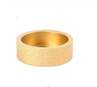 BCOMFY 1 PZ Alesaggio 20mm Dia 3 pollici/75mm Vuoto A Secco Brasato Diamante Mola Demi-bullnose Bordo Profilo Disco Abrasivo(Parallel wheel 35mm)