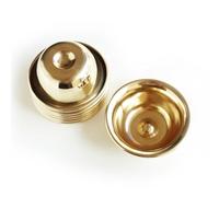 BCOMFY 1 pz Ciotole Tibetane Piatti Decorativi in Ottone Tavolo Forniture Buddiste Tazza da Meditazione in Rame 7 Chakra(Diameter 6.8 CM)