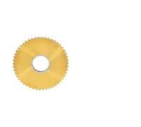 BCOMFY 1 pz HSS Co TiN sega circolare 0,2 mm-4,0 mm lama for sega for fresatura CNC lavorazione di scanalature taglio acciaio diametro 40-100 mm(D40xd13,0.6mm)