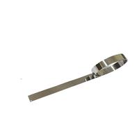 BCOMFY 1 pz Larghezza 5mm In Acciaio Inox 304 Striscia di Lamina Foglio di Piastra Sottile Spessore 0.1/0.15/0.2/0.3/0.4/0.5mm Lunghezza 1 Metro 5 Metri(0.3x5x1000mm)