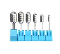 BCOMFY 1 pz. Punta for lima rotante in carburo di tungsteno, punta a sfera C, gambo da 6 mm, smerigliatrice a matrice, utensili abrasivi, trapano, fresa, punta for intaglio(6PCS (C06-C16))