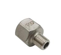 BCOMFY 1 pz SS304 Raccordo for tubo resistente alla presa in acciaio inossidabile 1/8" 1/4" 3/8" 1/2" 3/4" 1" BSP Filettatura maschio-femmina(Female DN25,Male DN10)