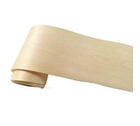 BCOMFY 1 rotolo di impiallacciatura di legno di acero naturale sottile fatta a mano in legno massiccio fai da te impiallacciatura decorativa esterna dell'altoparlante