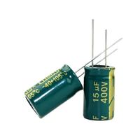 BCOMFY 10 pezzi 400V 15UF condensatori elettrolitici 15UF 400V 10x13mm 105C Condensatore elettrolitico radiale ad alta frequenza e bassa resistenza