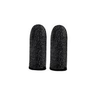 BCOMFY 10 pezzi Anti-Cut Finger Culle Protezione for il pollice Copertura del manicotto Finger Peel Guanti con punta delle dita Picking Finger Cover Utensili da cucina(Black)