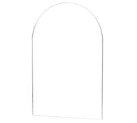 BCOMFY 10 pezzi segnaposto for matrimonio in acrilico trasparente ad arco vuoto 1/2/3 mm fai da te, firma, menu for bar, eventi e feste, centrotavola, decorazioni(12.7x17.8x0.2cm,20pcs)