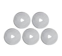 BCOMFY 10 pz 28mm Patchwork Rullo Ruota Coltello Rotondo Panno Taglio Coltello Coltello Tessuti Artigianali In Pelle Taglierina Rotante for Tessuti In Pelle(10pcs 28mm blade)