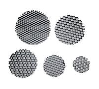 BCOMFY 10 pz LED Luce Morbida Ombra Cappa Da Incasso Faretto Rotondo A Nido D'ape Copertura In Rete Nero Anti-riflesso Anti-abbagliante Luce di alluminio(40mm)