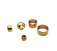 BCOMFY 10 pz Ottone Doppio Cono Ghiera 4 6 8 10 12 14 20mm OD Compressione Manica Anello di Tenuta Raccordi Tubo Sistema di Lubrificazione Centralizzata(20mm)