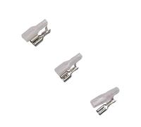 BCOMFY 100 set di connettori femmina a forcella 2,8/4,8/6,3 terminali a crimpare con manicotti isolanti for terminali(6.3mm)