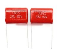 BCOMFY 10PCS 63V 100V 250V 400V 450V 630V 2000V 103J 104J 105J 155J 223J 224J 225J 334J 474J 475J CBB Condensatore a film di polipropilene(400V223J-P10)