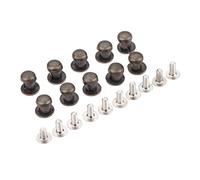 BCOMFY 10Pcs 7x10mm Mini Contenitore di Monili Cassa Del Cassetto Porta Dell'armadio Tirare Knob Maniglia Ottone Antico/Argento/Colore Oro Maniglie for Mobili(B)