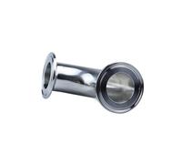 BCOMFY 1pc 1.5" 2" 3" 4" Tri Clamp X 38mm 51mm 91mm 102mm Tubo OD Acciaio inossidabile 304 Gomito a 90 gradi Raccordo sanitario Birra fatta in casa Birra Vino(108mm x ferrule 119)