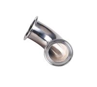 BCOMFY 1PC 3/4" 1" 2" 3" 19Mm-63Mm OD Sanitario Tri Morsetto Ghiera 90 Gradi Tubo A Gomito Raccordo In Acciaio Inox 304 Homebrew(19mm x ferrule 50.5)