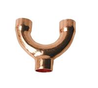 BCOMFY 1PC 9.52-42mm Raccordo in Rame Uguale Grande Tipo Y 3 Modi Presa Connettore del Tubo di Saldatura for La Refrigerazione Dell'aria Condizionata(16mm)