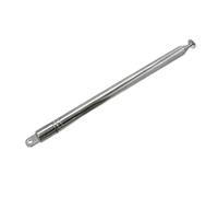 BCOMFY 1pc Antenna radio FM Antenna telescopica 10 sezioni 1,2 m di lunghezza BNC/F/TV/SMA/filettatura interna/connettore piatto(Flat)
