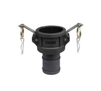 BCOMFY 1pc DN15 A DN50 PP Camlock Accoppiamento Adattatore di Montaggio In Plastica MPT FPT Barb Sgancio Rapido 1/2 3/4 A 2 pollici(C,1-1/4")