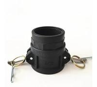 BCOMFY 1pc DN15 A DN50 PP Camlock Accoppiamento Adattatore di Montaggio In Plastica MPT FPT Barb Sgancio Rapido 1/2 3/4 A 2 pollici(D,1/2")