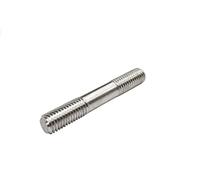 BCOMFY 1pc doppia estremità asta filettata M3 304 A2 acciaio inossidabile senza testa bulloni asta di vite dente bastone barra filettata a doppia testa(170mm)