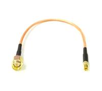BCOMFY 1PC Estensione Modem Wireless SMA Maschio A N/UHF/MCX/MMCX Femmina Dado Connettore Dritto Cavo A Treccia RG316(SMAJ-MMCXK,800cm)