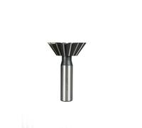 BCOMFY 1pc Fresa a coda di rondine 45 55 60 Gradi HSS Frese Acciaio ad alta velocità Macchina CNC Router Bit Taglierina for metallo Utensile for scanalatura(18x45 Degrees)