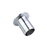 BCOMFY 1pc OD 6/8/10/12/14/16/19/51MM Acciaio inossidabile SUS304 Tubo flessibile sanitario Barb Raccordo ghiera OD 50.5mm 64mm Fit 1.5 "2" Tri morsetto(12mm Barb)